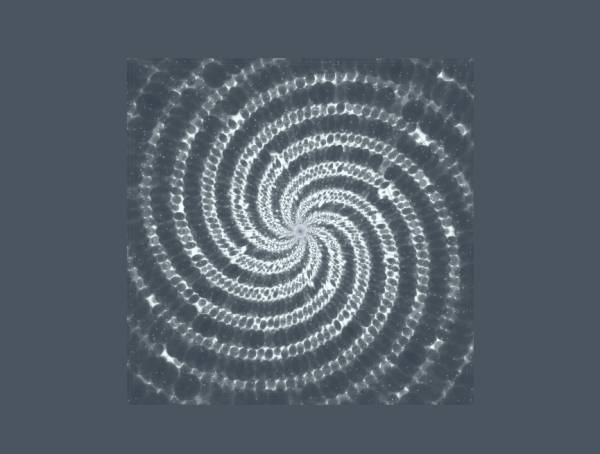 粒子螺旋振动态旋转视觉素材