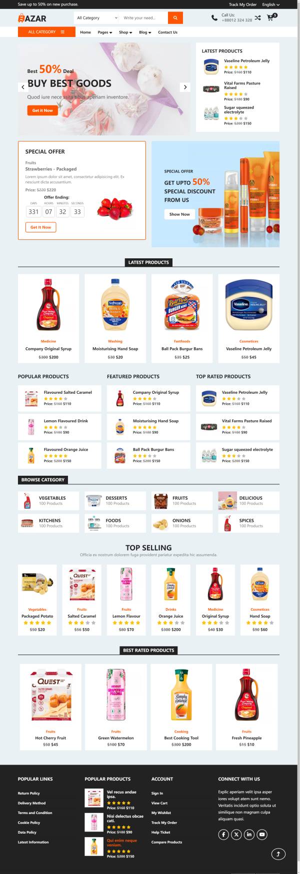 淘宝店bootstrap5模板网页制作必备