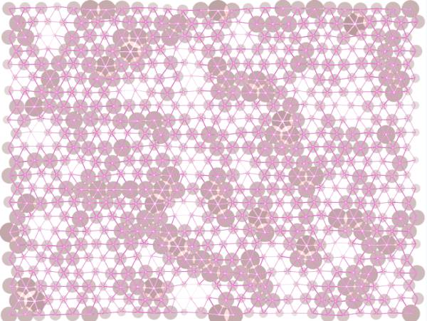 网格三角网状图自动生成模板