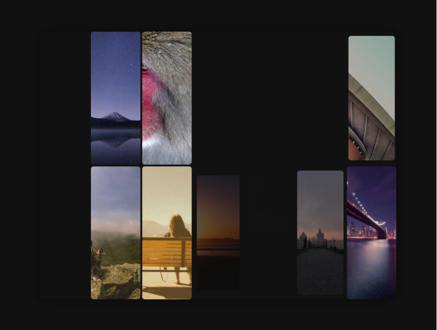 幻灯片马赛克动图素材自动循环播放案例