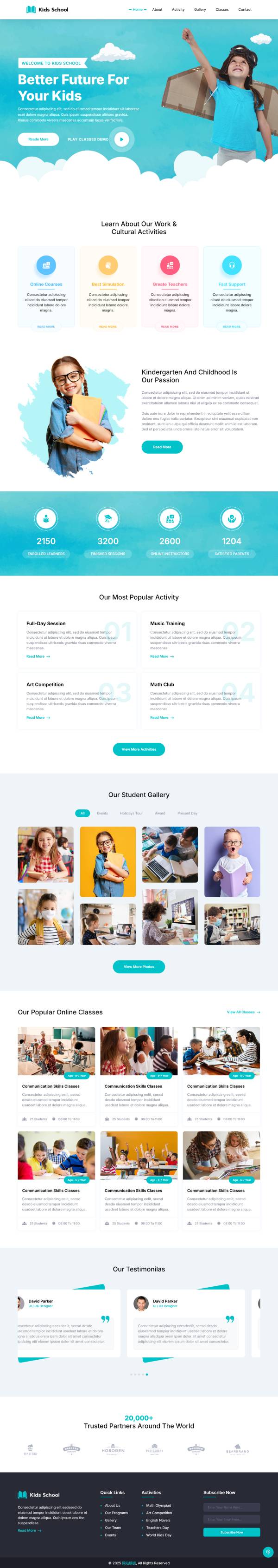 學(xué)前機(jī)構(gòu)教育教育網(wǎng)站建設(shè)模板