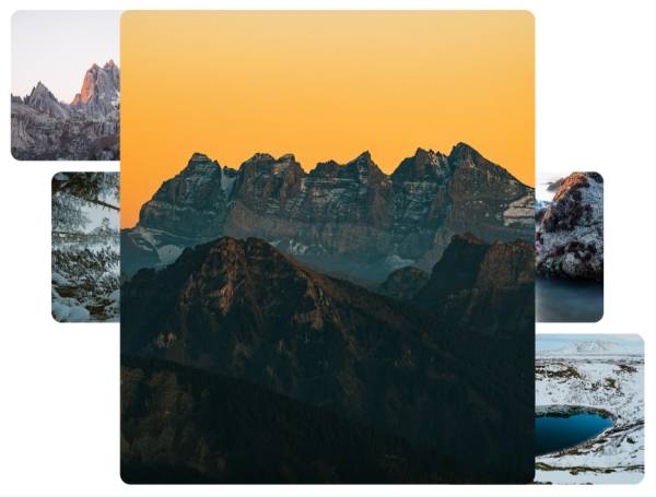 滾動剪輯畫面切換動畫制作素材