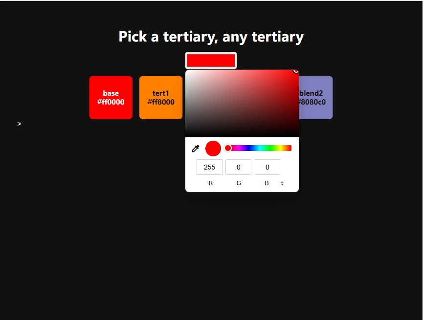 配色设计原理方案生成器模板