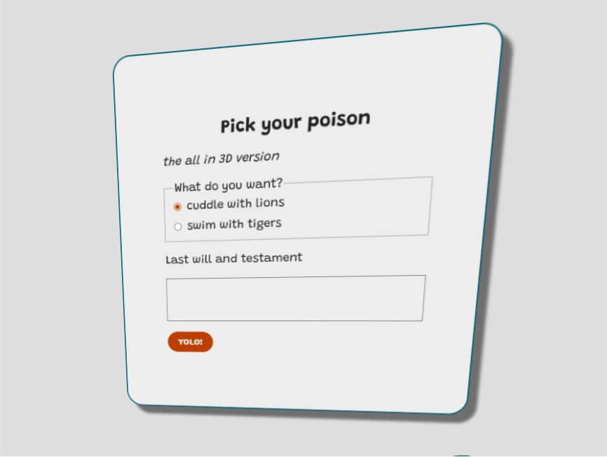 时髦问答表单表格html代码源码