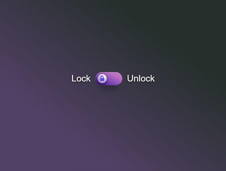 锁定开关按钮动画制作创意