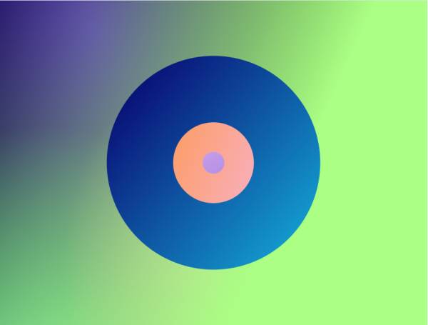 错位圆形层级图动画素材