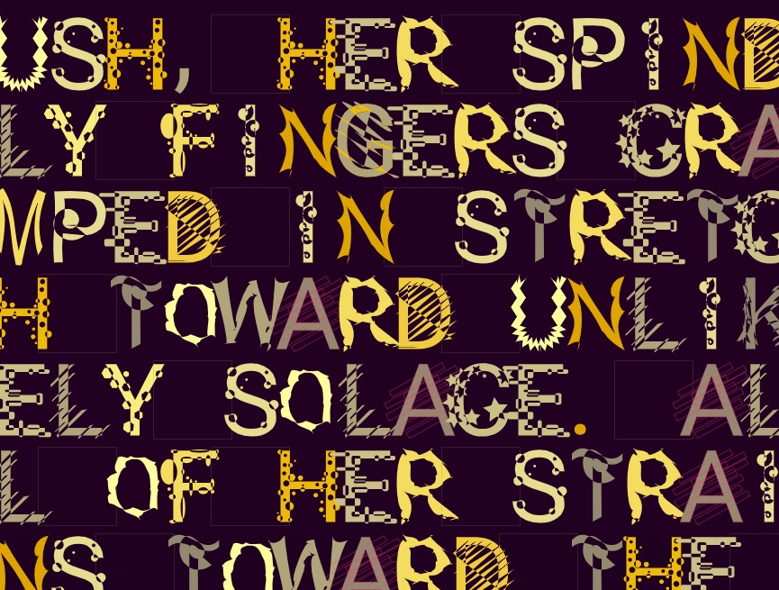 金色滾動(dòng)文字文字橫屏顯示視頻制作