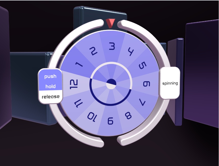 神秘转盘立体转盘自制动画素材