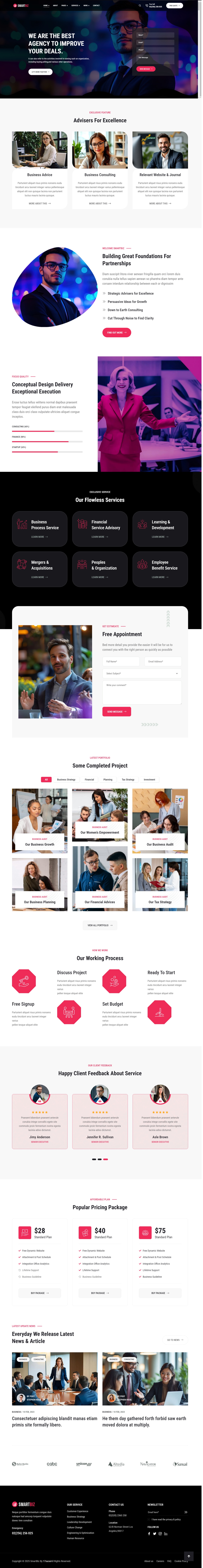 代理财务咨询公司服务网站网站模板