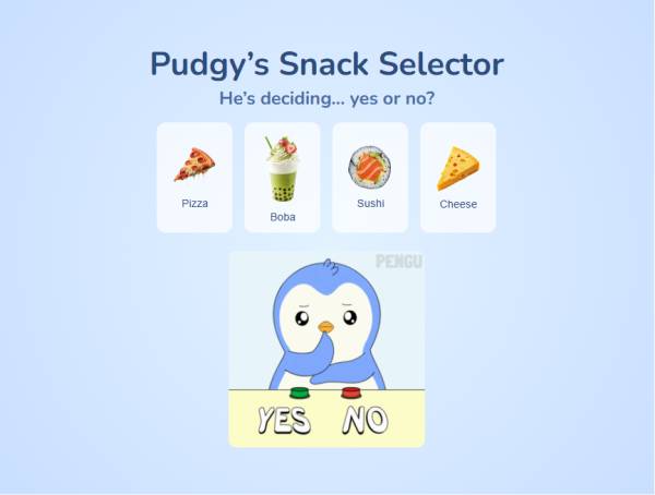 零食在線選擇器選擇困難癥選購指南模板