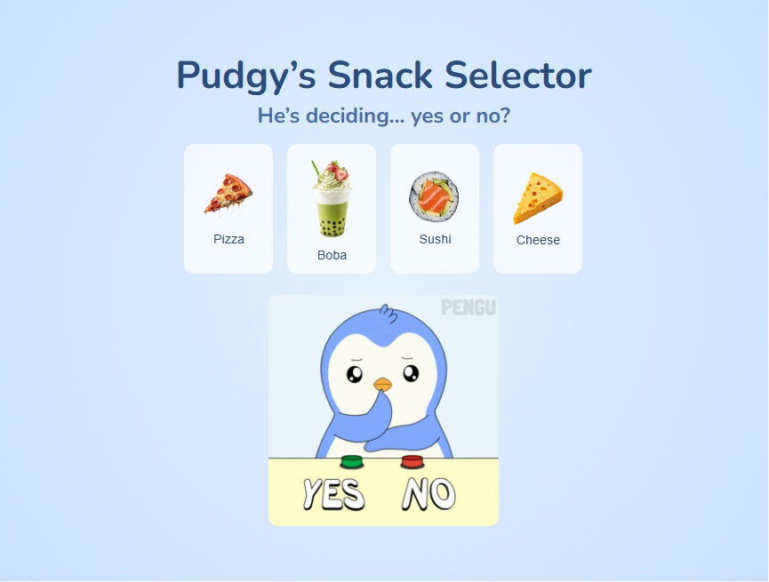 零食在线选择器选择困难症选购指南模板