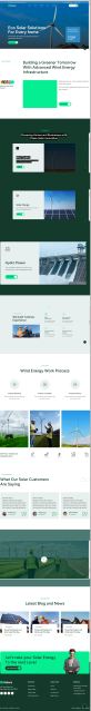 藍(lán)色能源再生集團(tuán)宣傳網(wǎng)頁模板