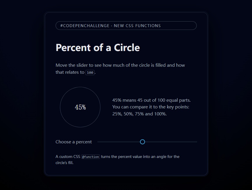 百分比圆形百分比数据图计算器必备