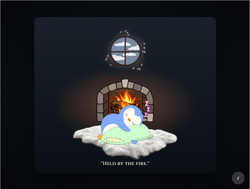 壁炉冬眠动态图gif素材