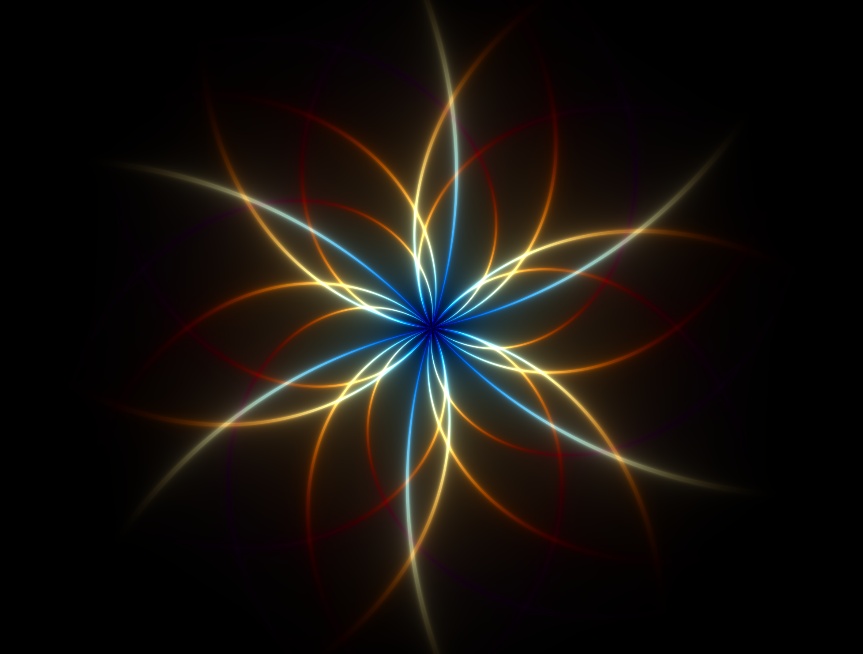 触角线的变形创意形态图素材