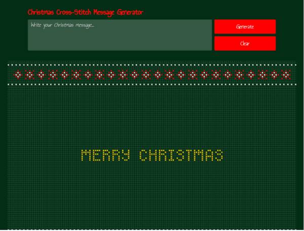 十字繡圣誕像素圖生成器(免費版)模板