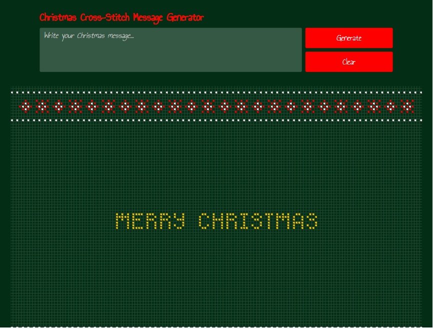十字绣圣诞像素图生成器(免费版)模板