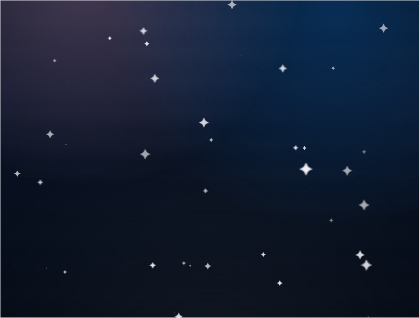 星空星星闪烁动图背景素材下载