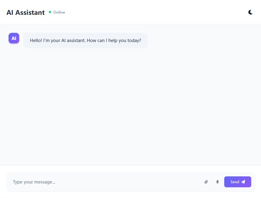现代ai聊天在线机器人智能客服模拟器