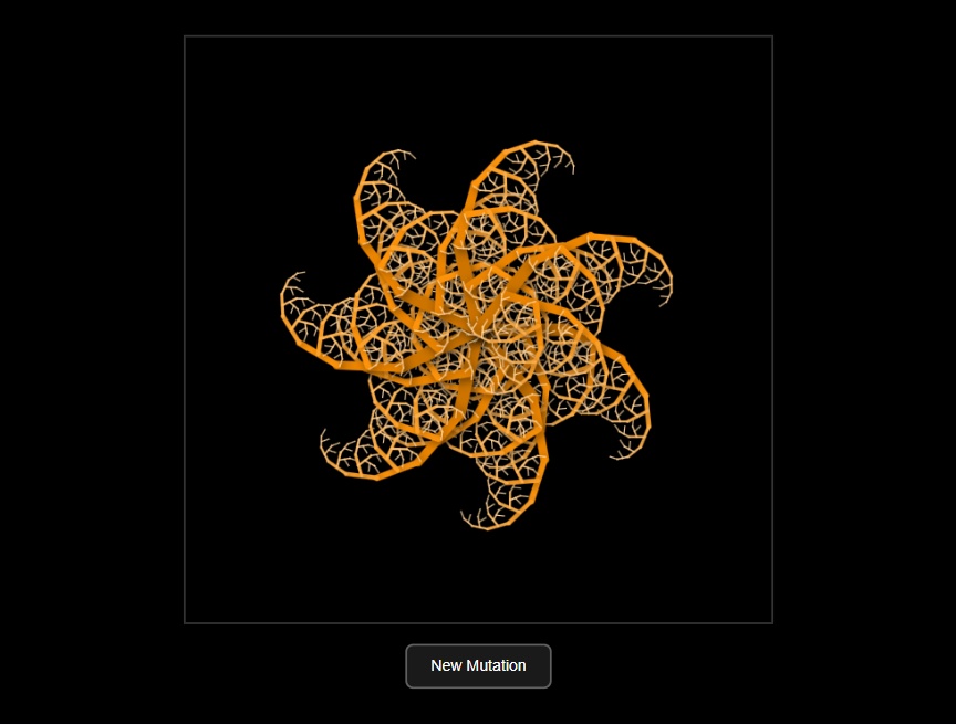 随机分形图形举例图案生成器模板