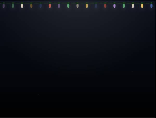 歡快圣誕css燈光效果動漫場景下載