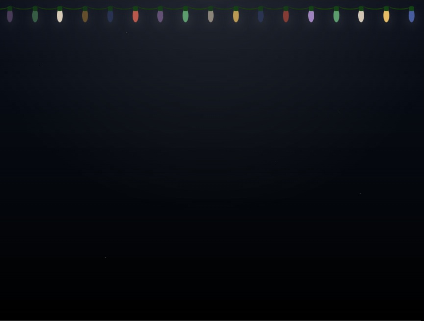 欢快圣诞css灯光效果动漫场景下载