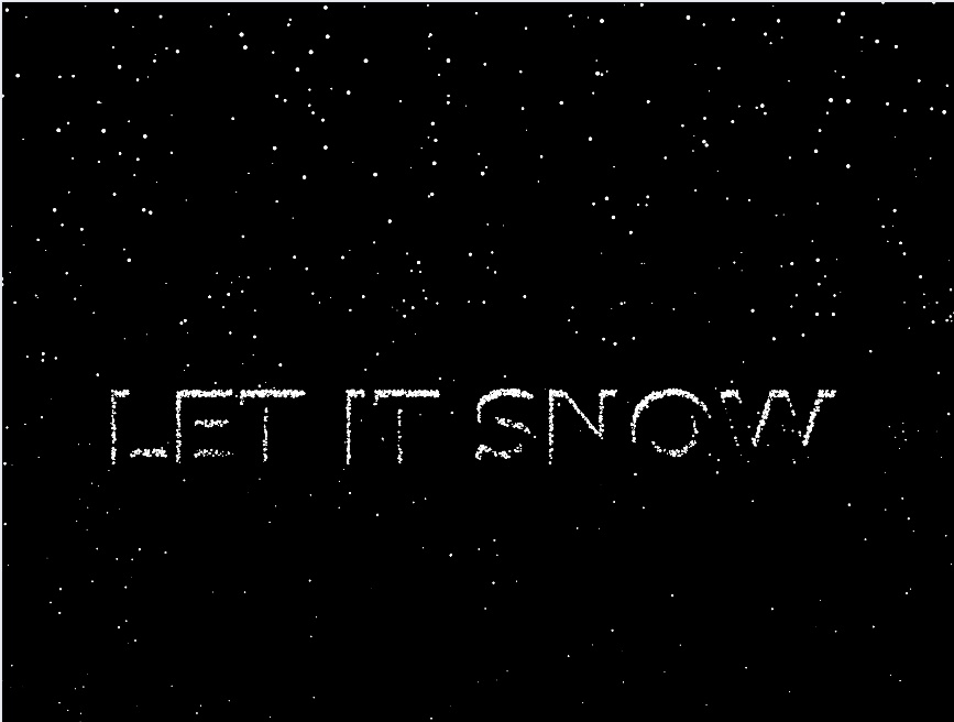 飘雪粒子文字特效动图素材必备