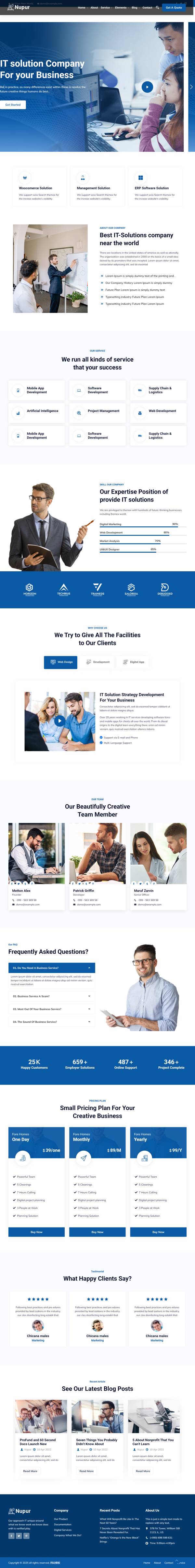 藍(lán)色科技企業(yè)成長(zhǎng)在線網(wǎng)站設(shè)計(jì)