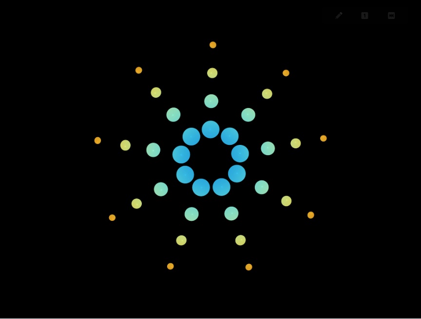 皇冠星星渐变构成动态表情包必备
