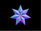 七角星星星3D圖片素材