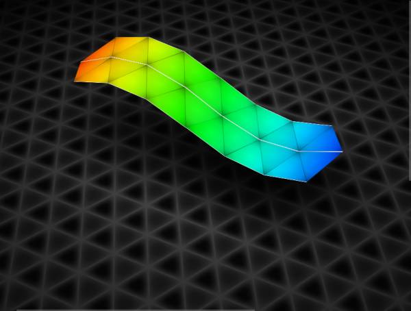 波動(dòng)三角形立體圖形動(dòng)畫(huà)演示