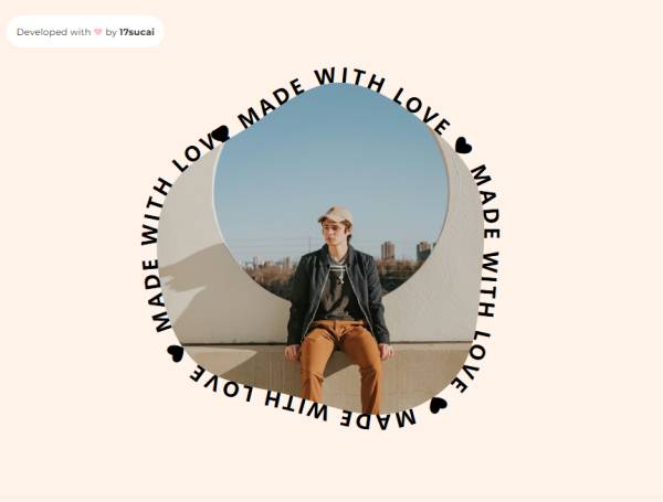 不規(guī)則圖片邊框文字環(huán)繞動(dòng)效素材