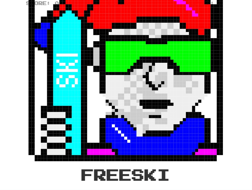 复古游戏滑雪游戏单机版模拟器源码