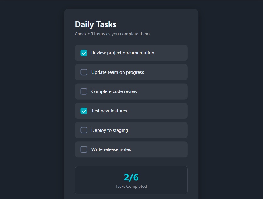 任务列表配对元素设计模板