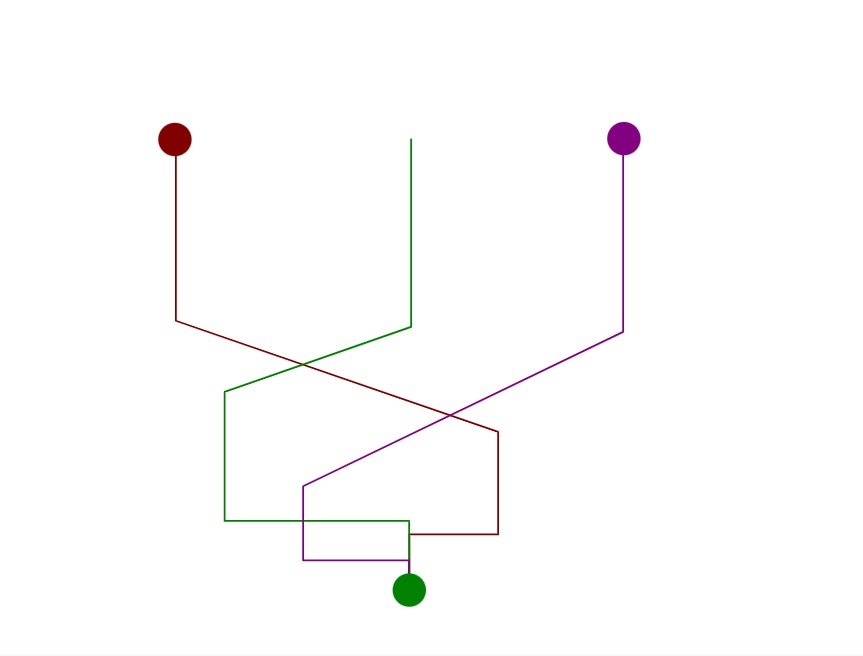 轨道迷宫路线图线网设计素材