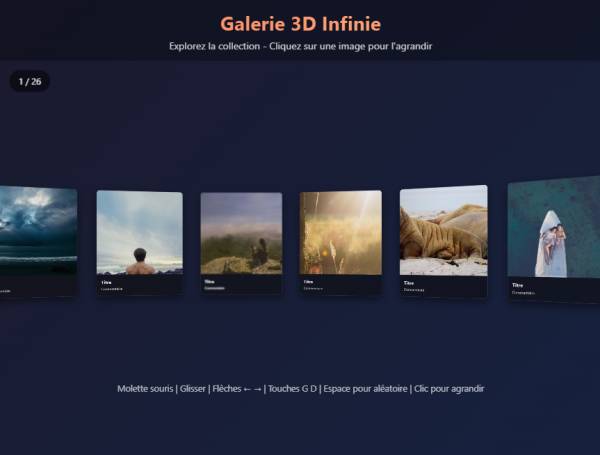 无限旋转3d旋转动态图片画廊下载