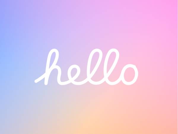 个性你好文字字体设计下载