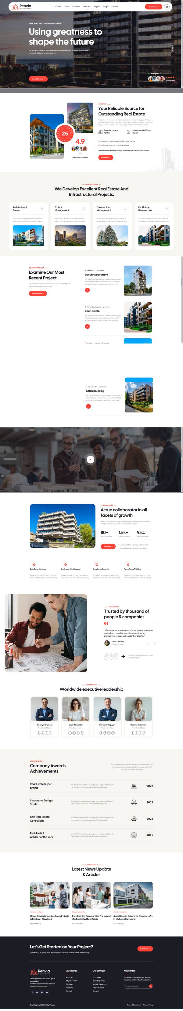 房地产房产中介公司信息网模板