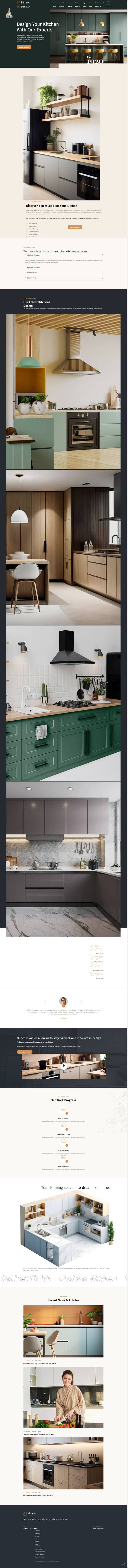 大气房屋改造装修设计网站网页模板