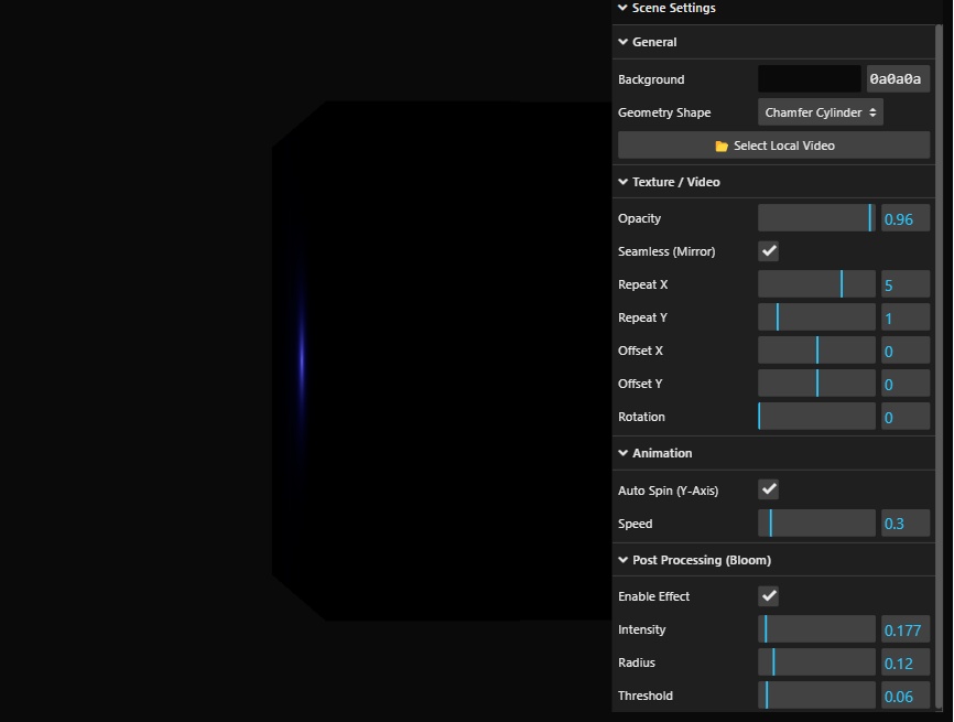 3d视频转化three.js下载模板