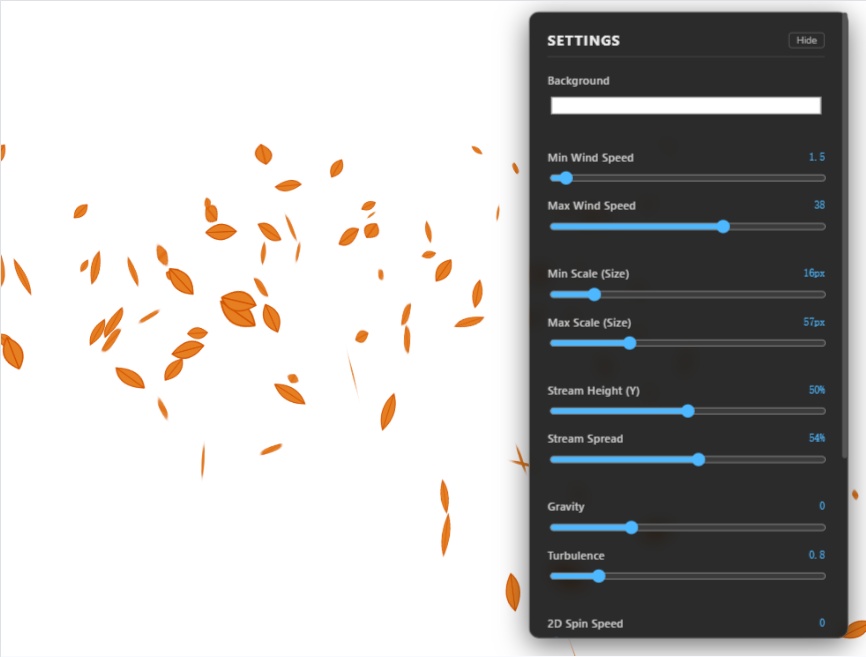 流动叶子流体画效果动图素材