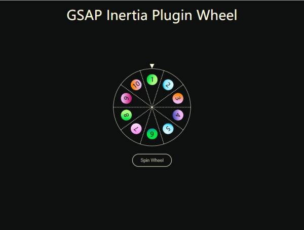 转盘抽奖动画惯性运动生成器模板