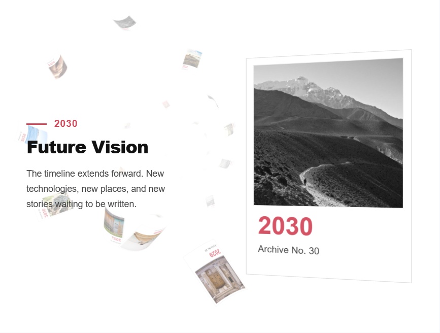 互动螺旋时间轴素材