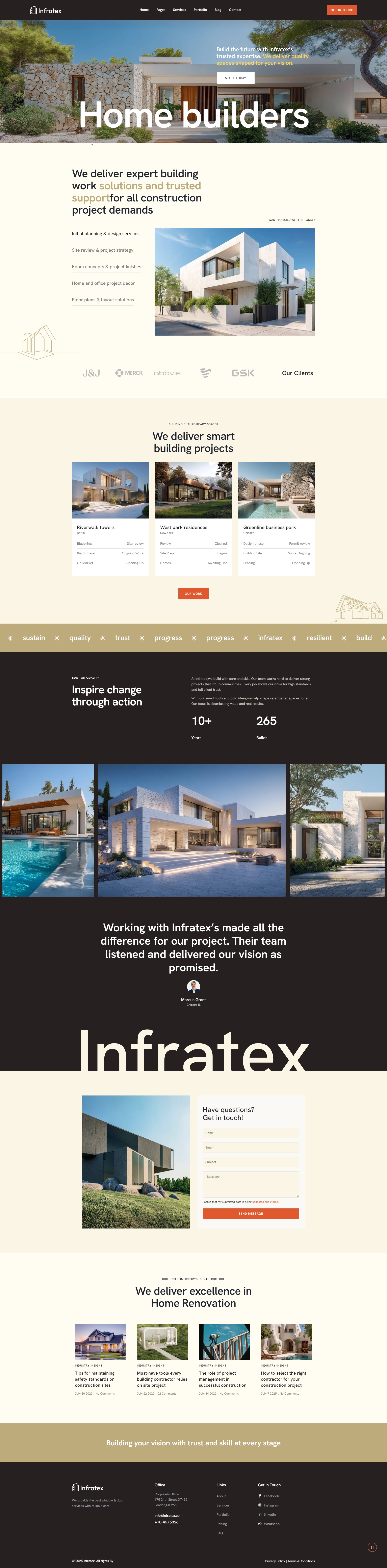 房屋改造bootstrap网页设计代码作业模板下载