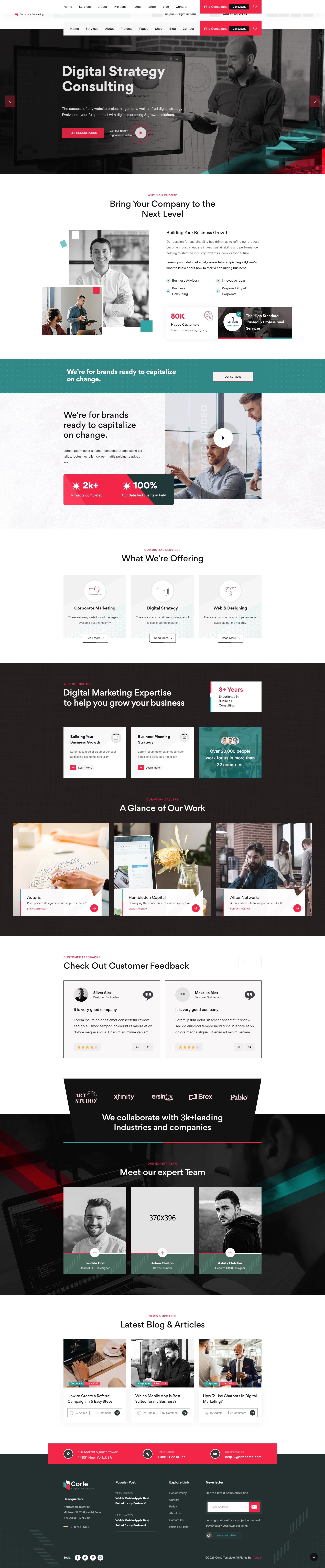 财务财富管理公司服务平台模板