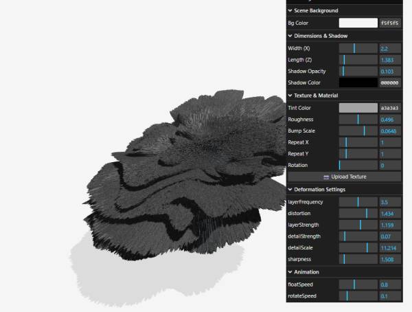 3d岩石程序生成器制作模板