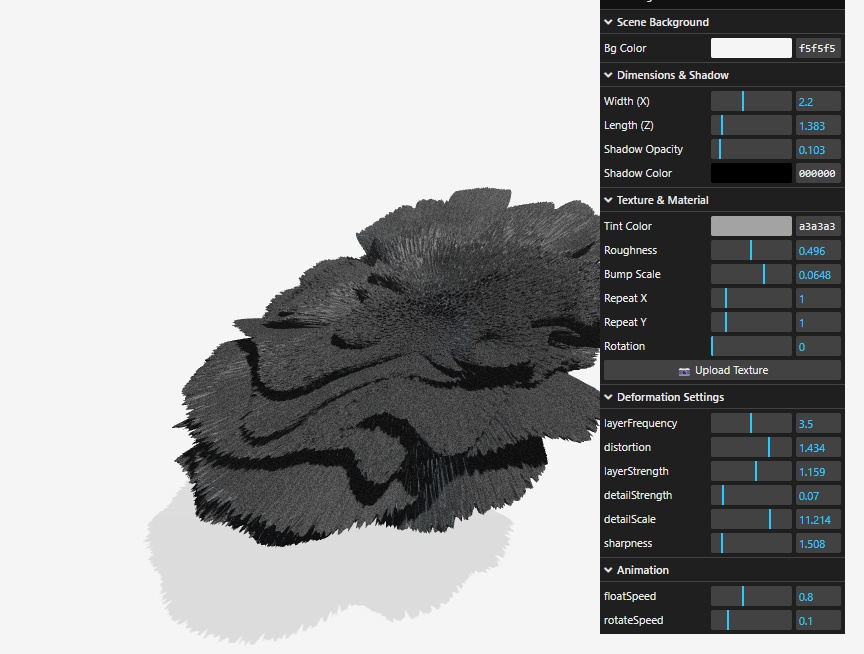 3d岩石程序生成器制作模板