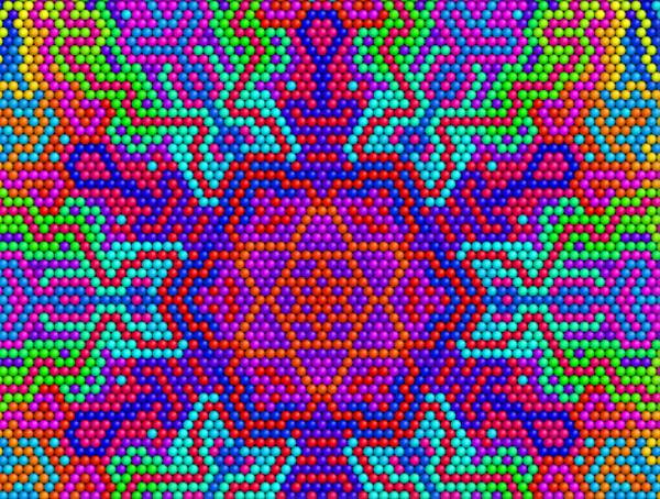 自动拼豆豆像素拼豆生成素材图