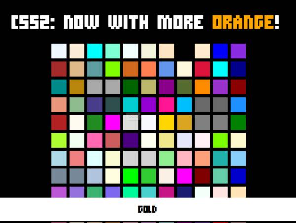 实用色块排版css颜色代码表设计