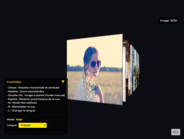 大气3D画廊相册自动播放下载